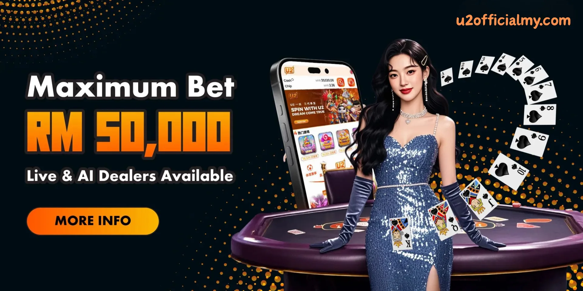U2 Casino Malaysia sports & 4D banner